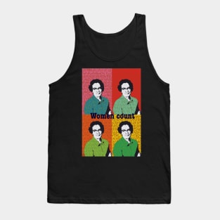 Katherine Johnson: women count Tank Top